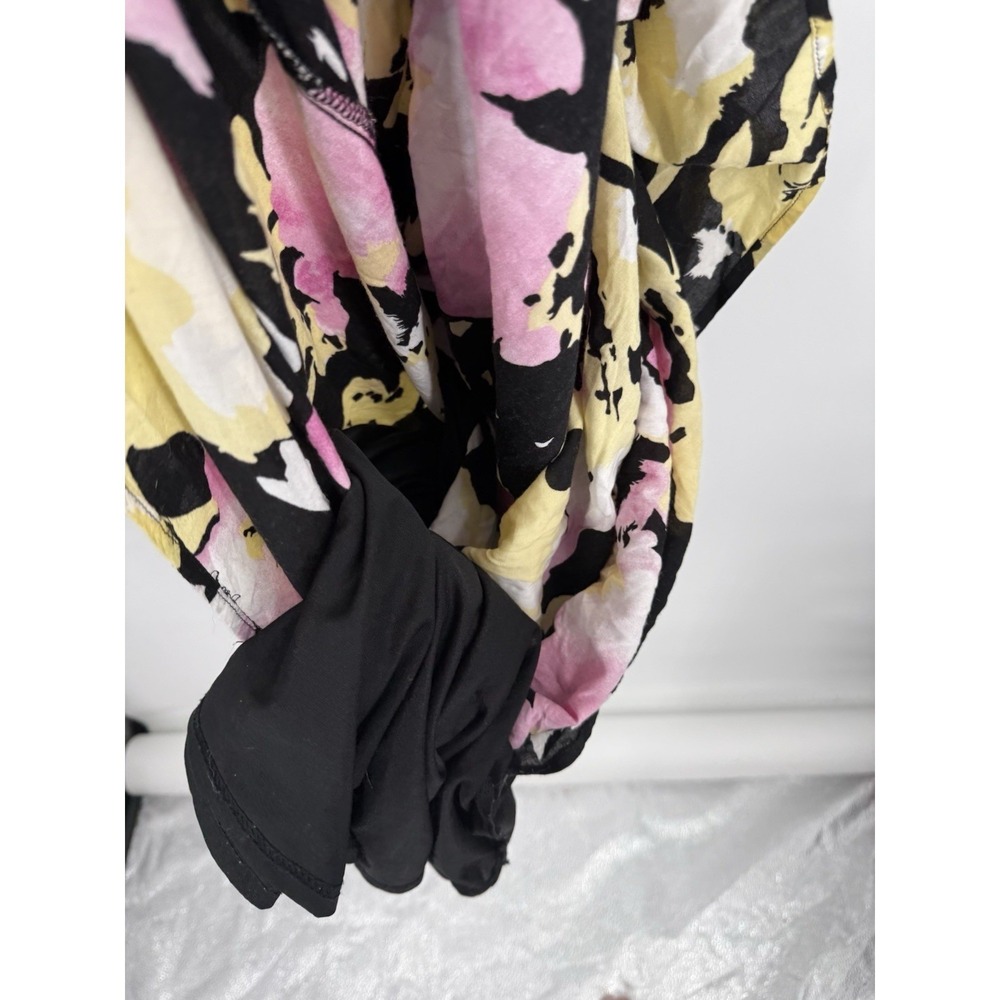 Old Navy Maxi Dress Womens 4 Floral Flowy Boho Hippie Art to Wear Flowy Fairy - Picture 6 of 7